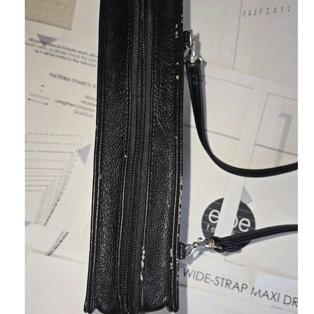 Dracula Bram Stoker Book Crossbody Bag Black Gold Gothic Horror Novelty Purse - Picture 8 of 8